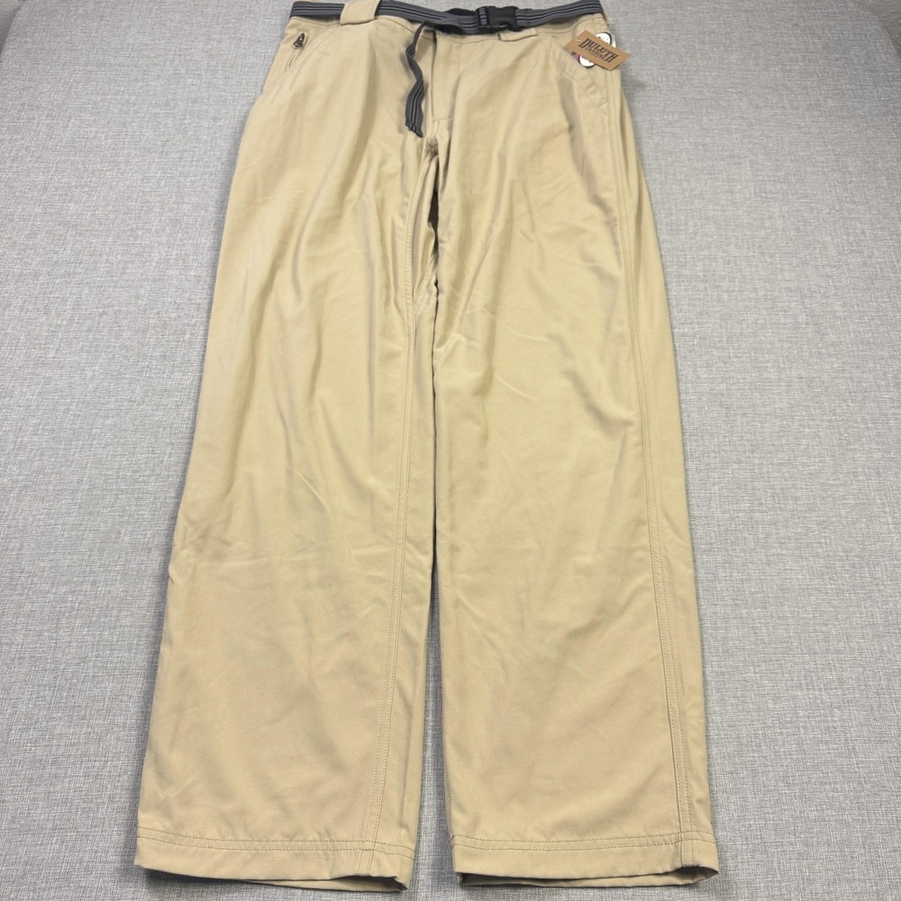 Duluth Trading Co Dry On The Fly Pants Mens 32x32 L Beige Quick Dry‎ Nylon